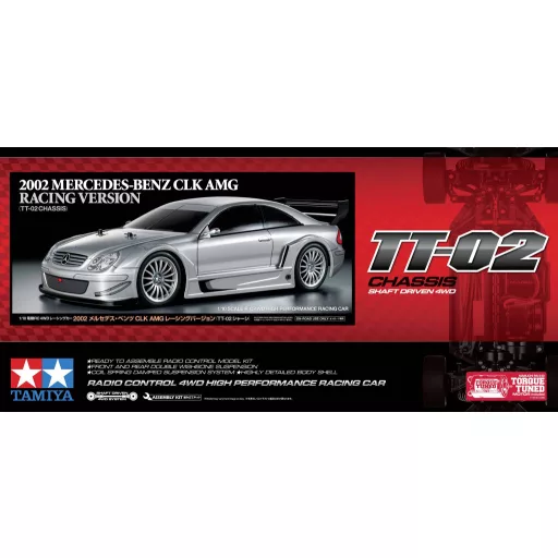 Tamiya 1:10 RC modellautó Sportkocsi 1:10 RC Porsche 911 GT3 (992) (TT-02) Brushed 4WD építőkészlet TT-02