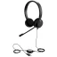 Jabra Evolve 20 On Ear headset Vezetékes Stereo Fekete mikrofon zajelnyomás Headset, Hangerő szabályozás Számítógép