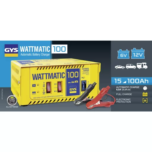 GYS Wattmatic 100 024823 Autós töltőkészülék 6 V, 12 V 3.5 A 6.5 A
