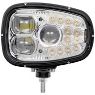   SecoRüt Komplett fényszóró, Első fényszóró 95860KR LED elöl, jobbra (Sz x Ma x Mé) 214 x 201 x 109 mm Fekete