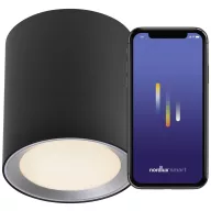   Nordlux 2110850103 Landon Long Smart LED-es mennyezeti lámpa LED LED 8 W Fekete