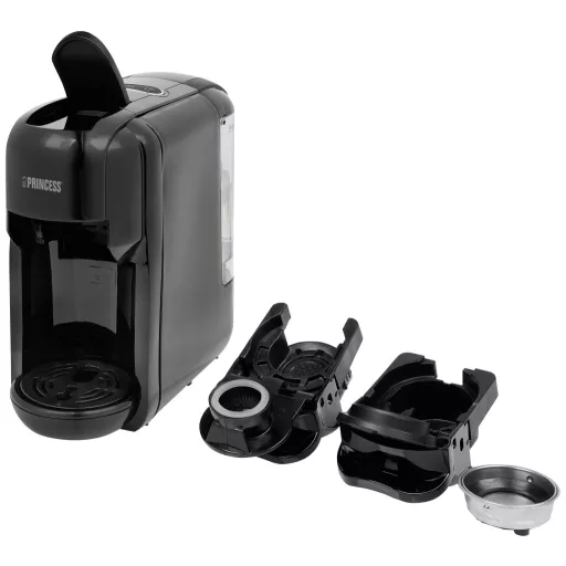 Princess 249452 Kapszulás kávéfőző Fekete E.S.E pad kompatibilis, One Touch