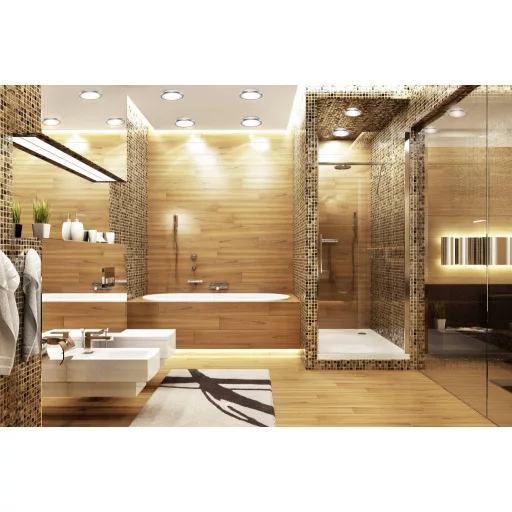 LightMe LM85650 Aqua LED-es mennyezeti lámpa LED GX5.3 8 W Króm