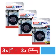   tesa EXTRA POWER 56064-00500-00 Repair tape Fekete (H x Sz) 2.5 m x 19 mm 3 db