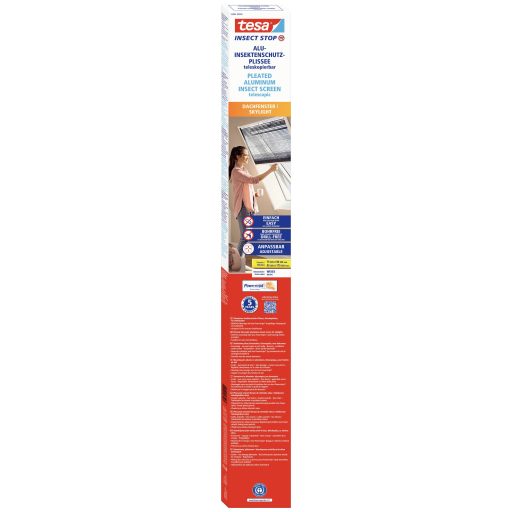 tesa Insect Stop 55804-00000-00 Alumínium rovarszűrő, redőzött Antracit 1 db