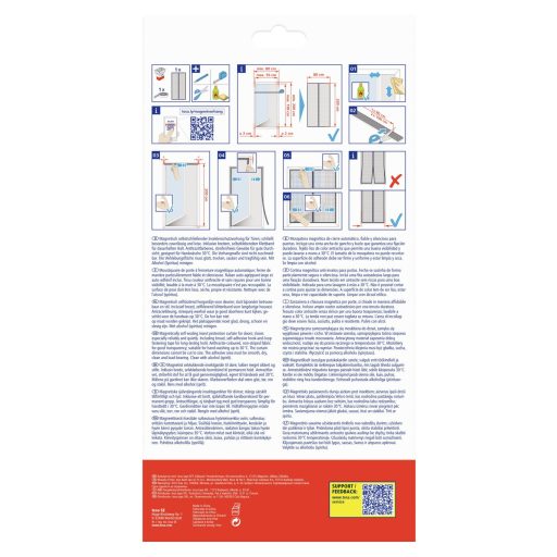 tesa Fliegengitter 55374-00000-00 Mágneses függöny Antracit 1 db