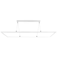   Deko Light 342221 LED Panel transparent, eckig, 50 W, 3000/4000 K, Weiß Függőlámpa EEK: E (A - G) LED Fixen beépített LED-es 53 W Közlekedési fehér (RAL 9016)