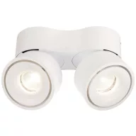   Deko Light Uni II Double Mennyezetre építhető lámpa LED Fixen beépített LED-es 20 W EEK: G (A - G) Melegfehér Jelzőfehér (RAL 9003)