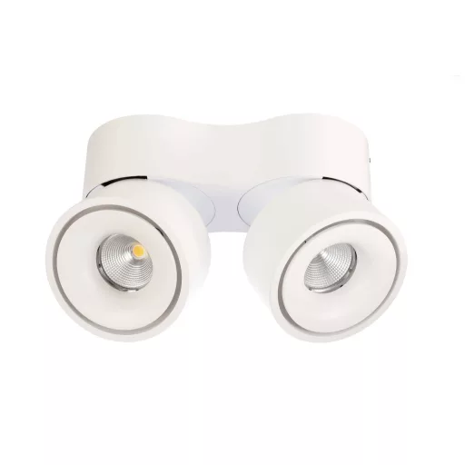 Deko Light Uni II Double Mennyezetre építhető lámpa LED Fixen beépített LED-es 20 W EEK: G (A - G) Melegfehér Jelzőfehér (RAL 9003)