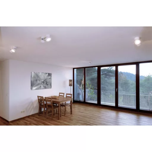 Deko Light Uni II Double Mennyezetre építhető lámpa LED Fixen beépített LED-es 20 W EEK: G (A - G) Melegfehér Jelzőfehér (RAL 9003)