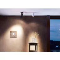   Deko Light Lucea 15 348164 Mennyezetre építhető lámpa Fixen beépített LED-es 15 W EEK: F (A - G) Mélyfekete (RAL 9005)