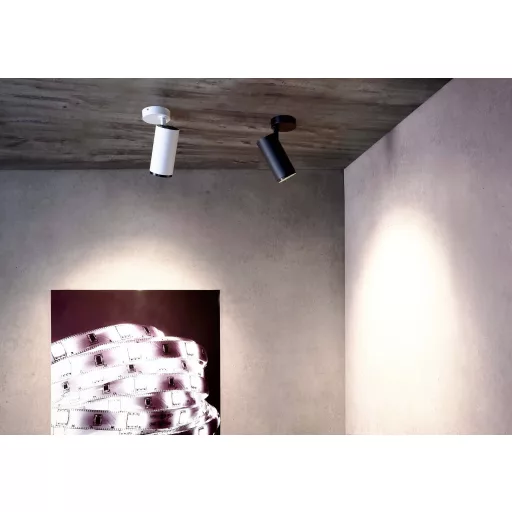 Deko Light Lucea 30 348168 Mennyezetre építhető lámpa Fixen beépített LED-es 30 W EEK: F (A - G) Mélyfekete (RAL 9005)