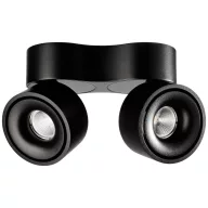   Deko Light Uni II Double Mennyezetre építhető lámpa LED Fixen beépített LED-es 20 W EEK: G (A - G) Melegfehér Mélyfekete (RAL 9005)