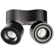   Deko Light Uni II Mini Mennyezetre építhető lámpa Fixen beépített LED-es 15 W EEK: G (A - G) Melegfehér Mélyfekete (RAL 9005)