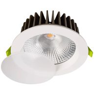  Deko Light 565007 COB 95 LED-es beépíthető lámpa EEK: F (A - G) Fixen beépített LED-es 13 W Közlekedési fehér (RAL 9016)