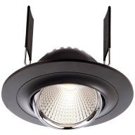   Deko Light 565203 Saturn LED-es beépíthető lámpa EEK: G (A - G) Fixen beépített LED-es 7 W Fekete