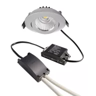   Deko Light 565359 Dione LED-es beépíthető lámpa EEK: F (A - G) Fixen beépített LED-es 8.50 W Ezüst-szürke