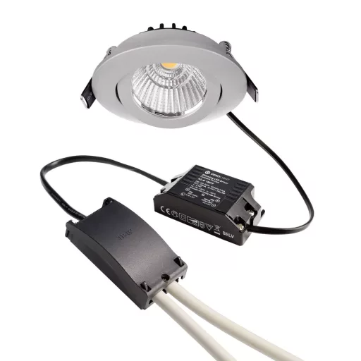 Deko Light 565359 Dione LED-es beépíthető lámpa EEK: F (A - G) Fixen beépített LED-es 8.50 W Ezüst-szürke