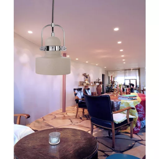 Deko Light Pavonis 342103 Függőlámpa LED, Halogén E27 25 W Szürke