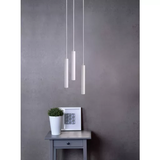 Deko Light Slim 342218 Függőlámpa Fixen beépített LED-es 15 W LED EEK: E (A - G) Közlekedési fehér (RAL 9016)