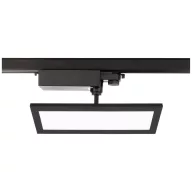   Deko Light Panel Track Nagyfeszültségű sínrendszer lámpa Fixen beépített LED-es 20 W EEK: E (A - G) LED Mélyfekete (RAL 9005)