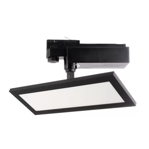 Deko Light Panel Track Nagyfeszültségű sínrendszer lámpa Fixen beépített LED-es 20 W EEK: E (A - G) LED Mélyfekete (RAL 9005)