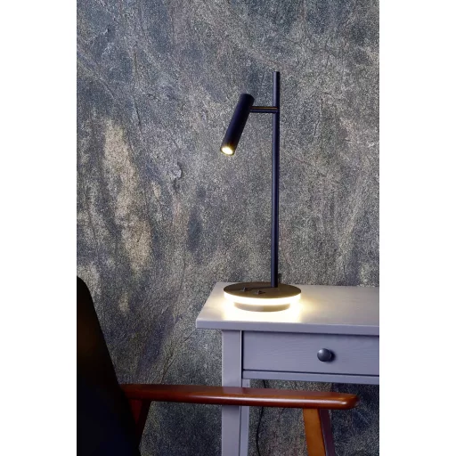 Deko Light Brahe 346016 Asztali lámpa LED Fixen beépített LED-es 8.50 W EEK: F (A - G) Fekete