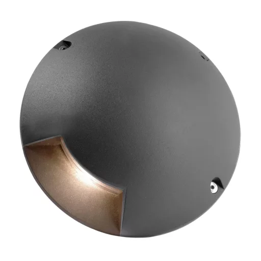 Deko Light Helios I 732143 Kültéri fali lámpa Fixen beépített LED-es LED 2.50 W Palaszürke (RAL 7015)