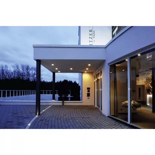 Deko Light 730408 Mob Round I Mennyezetre építhető lámpa LED, Halogén GX53 9 W Antracit