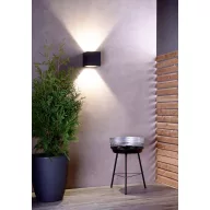   Deko Light Jabbah Up and Down Jabbah Falra építhető lámpa Fixen beépített LED-es EEK: G (A - G) 25 W LED Sötétszürke