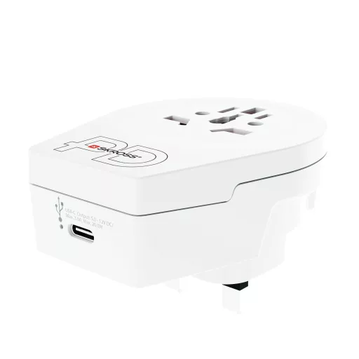 Skross 1.500291 Úti adapter Country Adapter World to UK USB C20PD