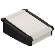   Bopla Alu-Topline ATPH-IP 2385-0150 SET Pultos műszerdobozok (H x Sz x Ma) 232.60 x 150 x 86.20 mm Alumínium, ABS Natúr, Fekete (RAL 9005) 1 db