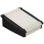 Bopla Alu-Topline ATPH-IP 2385-0150 SET Pultos műszerdobozok (H x Sz x Ma) 232.60 x 150 x 86.20 mm Alumínium, ABS Natúr, Fekete (RAL 9005) 1 db