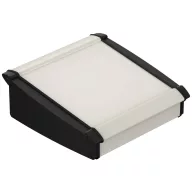   Bopla Alu-Topline ATPH-IP 2385-0200 SET Pultos műszerdobozok (H x Sz x Ma) 232.60 x 200 x 86.20 mm Alumínium, ABS Natúr, Fekete (RAL 9005) 1 db