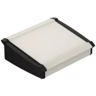   Bopla ALU-Topline ATPH-IP 2385-0250 SET Pultos műszerdobozok (H x Sz x Ma) 232.60 x 250 x 86.20 mm Alumínium, ABS Natúr, Fekete (RAL 9005) 1 db