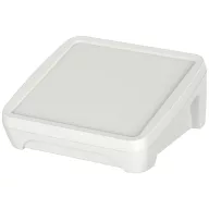   Bopla BoPad BOP 1212 P-9016-SET Pultos műszerdobozok (H x Sz x Ma) 122 x 118 x 57.60 mm ABS Fehér (RAL 9016) 1 db