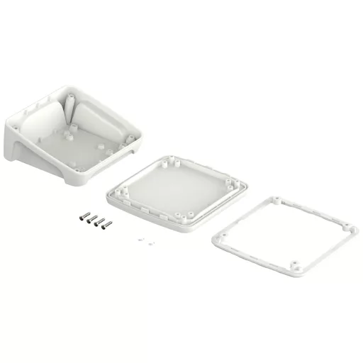 Bopla BoPad BOP 1212 P-9016-SET Pultos műszerdobozok (H x Sz x Ma) 122 x 118 x 57.60 mm ABS Fehér (RAL 9016) 1 db