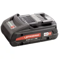   Rothenberger 1000002548 RO BP 18/4 Tartalék akkumulátor 18 V 4 Ah Lítiumion