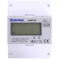   Counttec SDM72D Háromfázisú fogyasztásmérő digitális 80 A MID konform: Igen 1 db