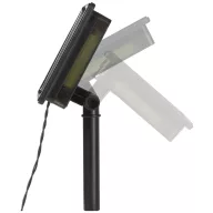   Sygonix SY-5596928 Napelemes fényfüzér LED Fekete, Normál zöld (selyemmatt)