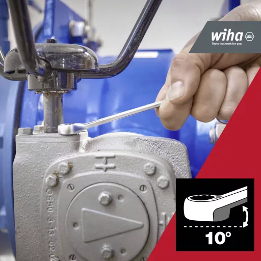 Wiha 45321 Racsnis csavarkulcs készlet 13 részes Kulcsszélesség (metrikus) 6 - 22 mm