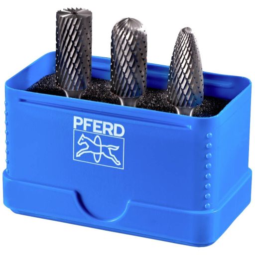 PFERD TOOLS 21901507 Maróstift készlet Keményfém 12 mm Szár átmérő 6 mm