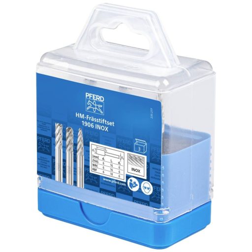 PFERD TOOLS 21901906 Maróstift készlet Keményfém 6 mm Szár átmérő 6 mm