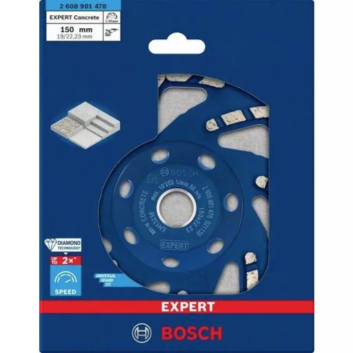 Bosch Accessories 2608901478 SZAKÉRTŐ BETONCSÉSZLEMÉTŐK Bosch Power Tools 150 mm 1 db