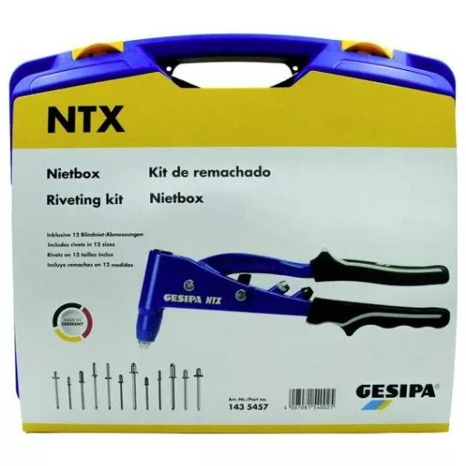 Gesipa 1435457 Vakszegecs fogó készlet 340 mm 1 készlet