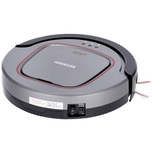 Severin RB 7025 Porszívó robot Platinaszürke, Gránát piros, Fekete Akkuval