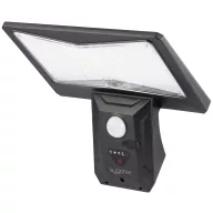   Sygonix SY-5626570 Napelemes kültéri fali lámpa mozgásjelzővel LED Fixen beépített LED-es 6 W Fekete