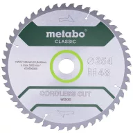   Metabo cordless cut wood - classic 628690000 Körfűrészlap 254 x 30 mm Fogak száma (collonként): 48 1 db