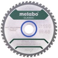   Metabo 628682000 Körfűrészlap 190 x 30 mm Fogak száma (collonként): 48 1 db