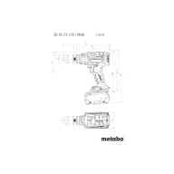   Metabo SB 18 LTX-3 BL I Metal -Akkus ütvefúró-csavarozó akku nélkül, töltő nélkül, kefe nélkül